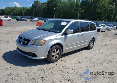 2012 Dodge Grand Caravan Sxt из США, поврежденный, VIN 2C4RDGCGXCR280081
